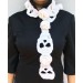 white scull scarf