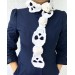 cute and scary scarf