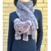 grey cat scarf