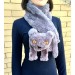 Grey cat scarf