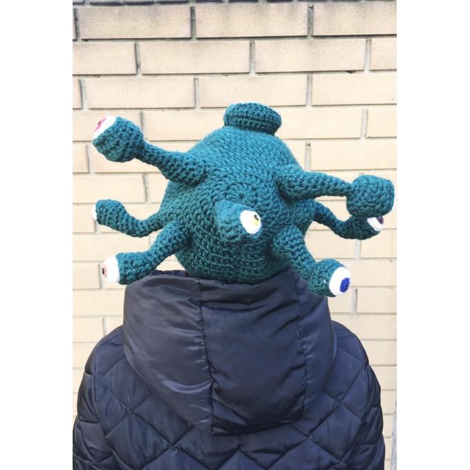crochet eyed hat