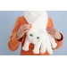 White cat scarf