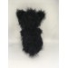 Stuffed black fluffy fat cat