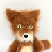 Stuffed red fox