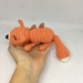Amigurumi sleeping red fox