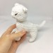 white cat plush