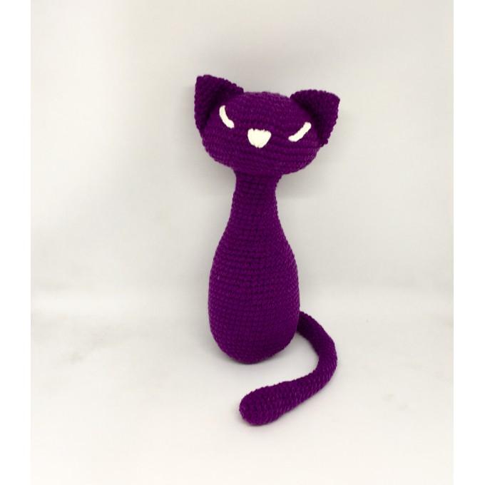 plush purple cat