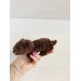 cute brown ferret toy