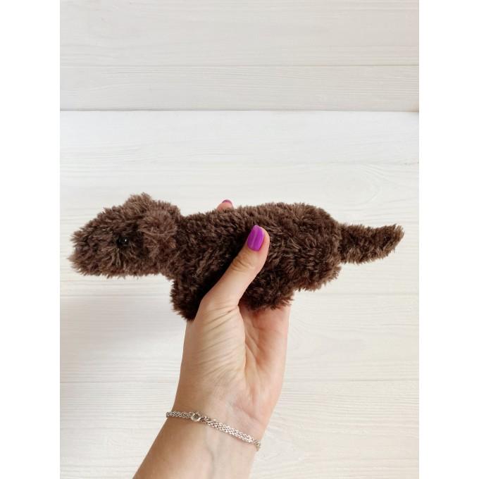small brown ferret toy