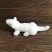 white ferret cute toy