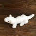 plush white ferret