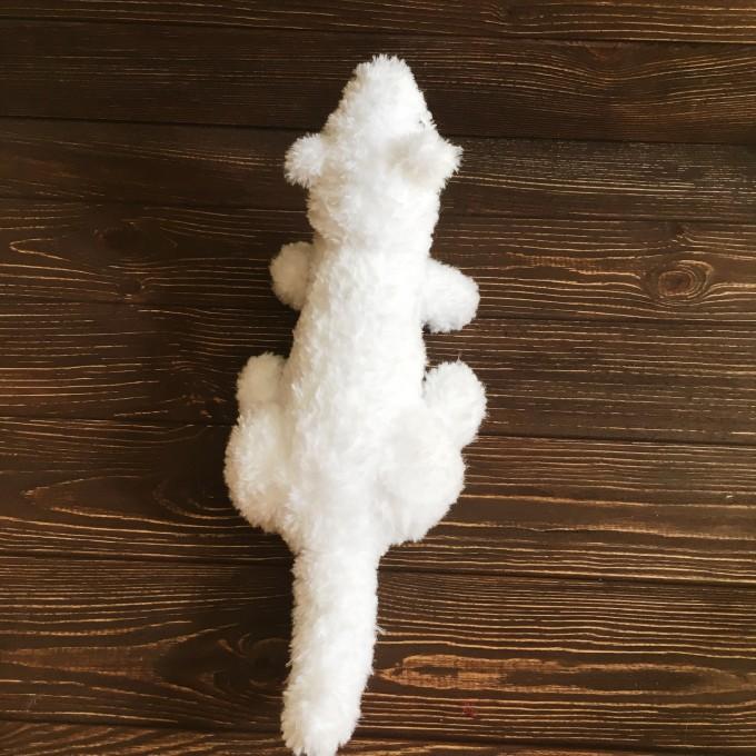 white ferret stuffed toy