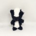 amigurumi skunk toy