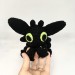 Stuffed black dragon