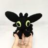Stuffed black dragon