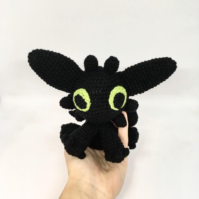 black dragon plush