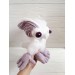 Stuffed purple monster